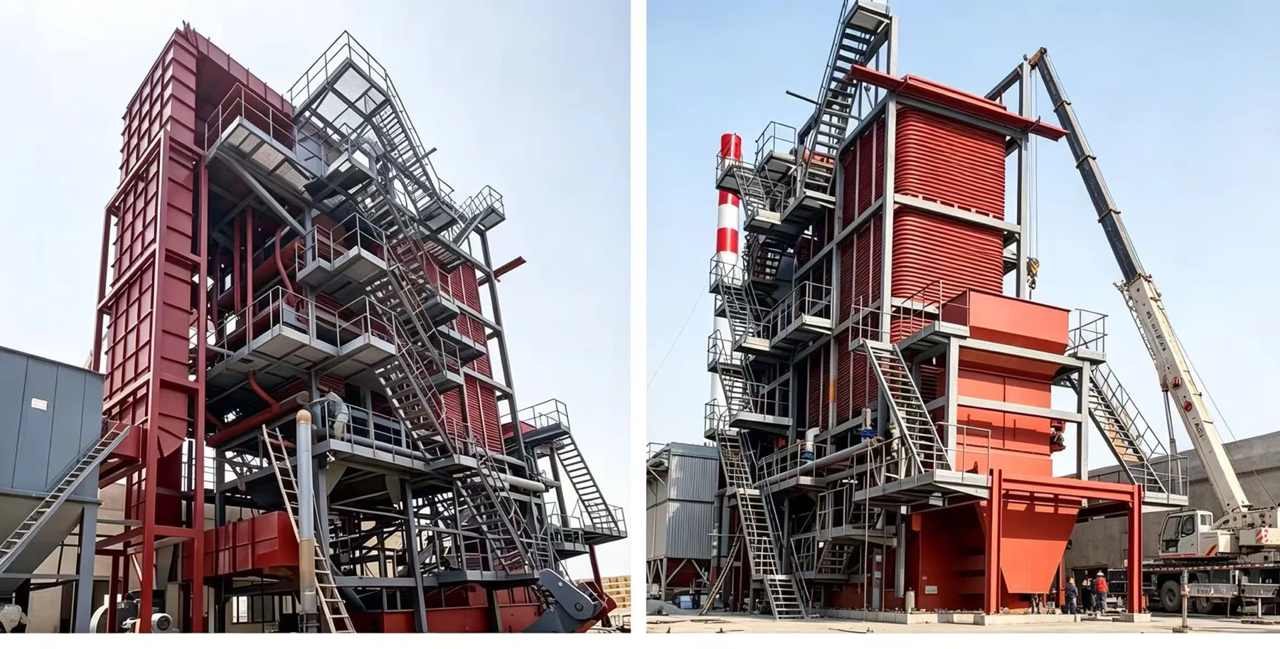 Lahore,Pakistan 1000MKcalTPH Vertical Biomass Fired Thermal Oil Heater