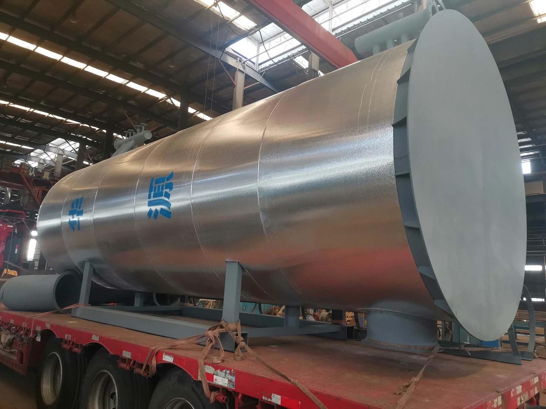 Delivery of gas-fired thermal oil boiler