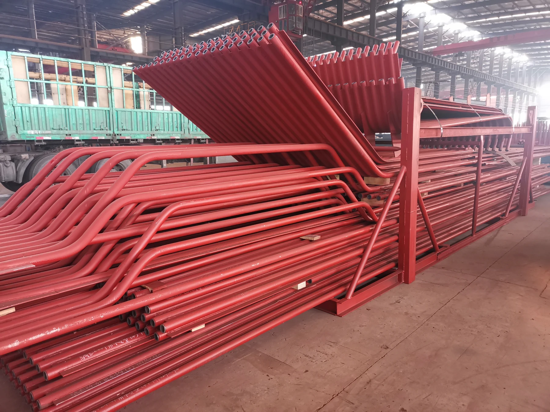 Our company's 35t biomass-fired boiler project in Myanmar has begun shipping.