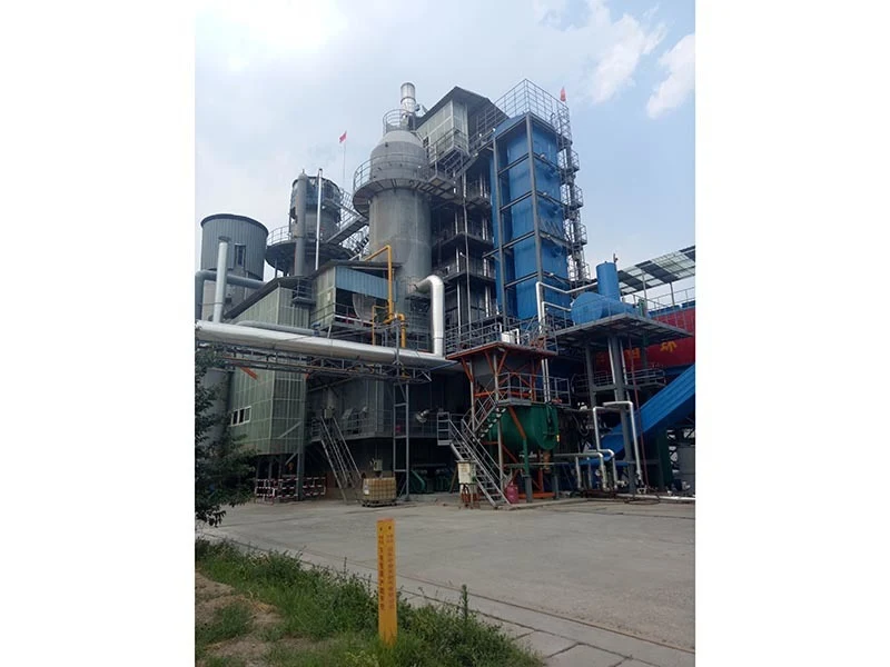 Equipped with 6t/h industrial three waste treatment incineration boiler installation site