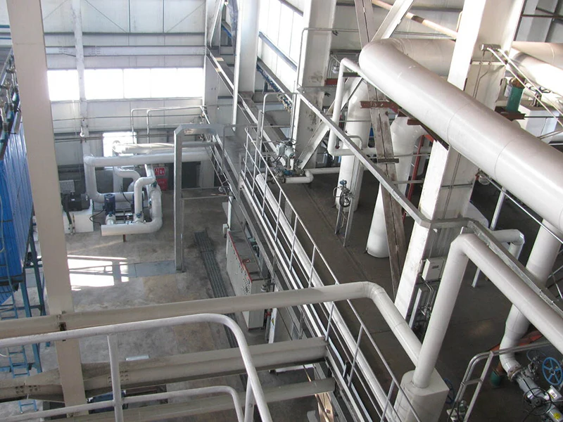Lignite-fired power plant start-up boiler project site