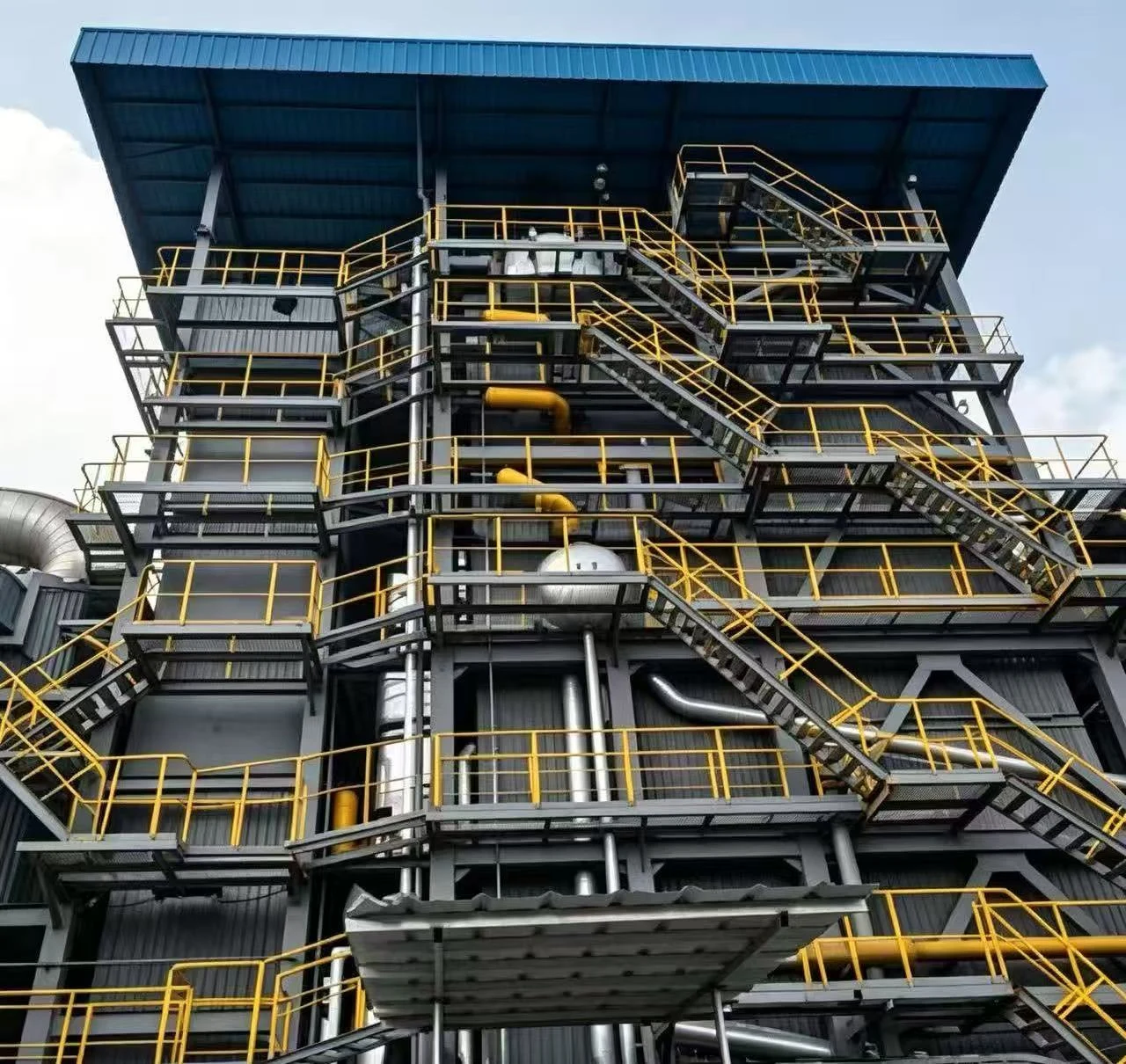 Shandong Province,China 40TPH Vertical Biomass Fired Steam Boiler