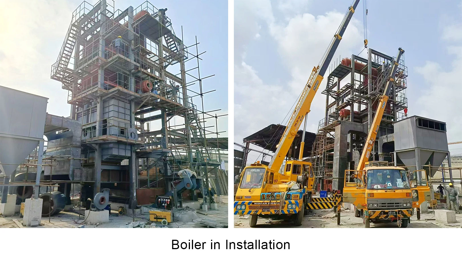 Karachi,Pakistan  25TPH Vertical Biomass Fired Steam Boiler